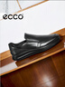 愛(ài)步（ECCO）一腳蹬皮鞋 男士休閑皮鞋樂(lè )福鞋舒適休閑鞋婚鞋 雅仕207144 黑色20714401001 42 曬單實(shí)拍圖