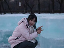 東北哈爾濱旅游零下40度防寒鵝絨羽絨服男女加厚中長(zhǎng)款保暖外套 柔霧粉 男女同款一件裝 90絨極寒保暖 M 建議90-110斤 曬單實(shí)拍圖