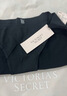 維多利亞的秘密（Victoria's Secret）Logo彈力腰帶比基尼包臀內褲 54A2黑色-字母款  M  曬單實(shí)拍圖