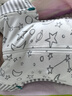 LOVE TO DREAM新生嬰兒防驚跳睡袋 可拆袖竹纖維四季通用投降式 灰白星月L碼 曬單實(shí)拍圖