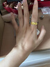 周六福（ZLF）  足金999活口金戒指女滿天星女士戒指黃金 計(jì)價(jià) 15號(hào)-5.41g 曬單實(shí)拍圖