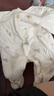 嬰兒夾棉連體衣春季男女寶寶哈衣爬服純棉服棉衣服秋冬裝加厚套裝 彩虹藍色 40克厚度 90cm 20-25斤 曬單實拍圖