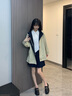 香影卡其色連帽風(fēng)衣外套女2025秋裝新款復古巴恩風(fēng)小個(gè)子純棉上衣 淺卡其 S 55/80A/85-95斤 曬單實(shí)拍圖