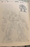 漫畫描摹本：機甲坦克 兒童寶寶描摹本美育培養(yǎng) 新手手繪素描臨摹入門基礎教材控筆能力練習冊 卡通畫冊圖畫紙涂鴉填色本動漫繪本 曬單實拍圖