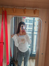 森女部落原創(chuàng)純欲風假兩件露肩顯瘦閨蜜T恤女2025春季新款女裝 白色T恤（單件） S 曬單實拍圖