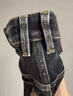 英爵紳（YINGJUESHEN）小個(gè)子八分牛仔褲男秋冬百搭錐形小直筒彈力高端男士小腳九分褲子 藍灰色 八分 30 曬單實(shí)拍圖