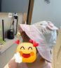 戴維貝拉（DAVE＆BELLA）【Hello·Kitty聯(lián)名】?jì)和弊优瘽O夫帽寶寶遮陽(yáng)帽夏季新款童帽 糖果粉【現貨】 52( 建議帽圍約50-52cm) 曬單實(shí)拍圖