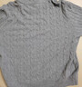 優(yōu)衣庫女裝可機洗紐花針織連帽套頭衫/25秋冬新款478871 06 鉛灰色 XL /165/92 曬單實(shí)拍圖