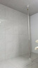 MYMOODHOUSE伸縮晾衣桿免打孔浴簾桿不銹鋼陽臺(tái)窗簾桿掛衣桿萬能收縮桿 曬單實(shí)拍圖