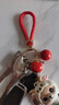 車(chē)主播 車(chē)載招財柿柿如意汽車(chē)鑰匙扣女可愛(ài)包掛件鑰匙鏈圈年會(huì )小禮品 BV好柿成雙紅色 曬單實(shí)拍圖