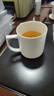 簡(jiǎn)風(fēng)范茶杯茶水分離陶瓷泡茶杯帶蓋辦公室內置過(guò)濾網(wǎng)男士家用大容量杯子 純白茶漏杯 500ml 曬單實(shí)拍圖