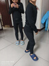李寧（LI-NING）兒童緊身衣訓練服速干衣運動(dòng)套裝跑步男女秋冬籃球足球羽毛球服 曬單實(shí)拍圖