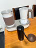 七次方7意式咖啡機 奶咖一體 家用迷你半咖啡機自動(dòng)打奶泡一體機 小巧便攜 旅行雙壓慢萃意式摩卡壺CM152 典雅白 曬單實(shí)拍圖