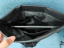 361°斜挎包男士大容量通勤包磁吸扣胸包騎行戶(hù)外背包輕便單肩包機車(chē)包 黑色磁吸扣款【可放12.9寸平板】 曬單實(shí)拍圖
