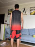 健步龍籃球服套裝男定制籃球衣球服球衣學(xué)生籃球訓(xùn)練服比賽隊(duì)服運(yùn)動(dòng)套裝 SOB-207黑色【默認(rèn)光板】 2XL碼（170-175CM 120-140斤） 曬單實(shí)拍圖