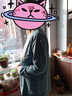 曼利鳥(niǎo)棉質(zhì)衛衣女2025秋冬新款中年媽媽休閑寬松大碼長(cháng)袖印花中長(cháng)款上衣焦糖色XL 125-140斤 曬單實(shí)拍圖