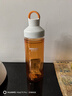 哈爾斯塑料杯tritan材質(zhì)運動(dòng)水杯戶(hù)外水杯雙層隔熱590ml容量老品清倉 炫彩橙(雙層防燙） 590ml 曬單實(shí)拍圖