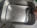 宇太（YUTAI）304不銹鋼飯盒學(xué)生食堂打飯專(zhuān)用成人帶蓋便當盒可加熱蒸飯盒  曬單實(shí)拍圖
