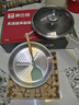 康巴赫（KBH）炒鍋純鈦無(wú)涂層不粘炒鍋少油煙平底炒菜鍋爐灶通用32cm 曬單實(shí)拍圖