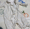 戴維貝拉（DAVE＆BELLA）初生嬰兒衣服秋季新款幼童睡衣新生兒爬服小童外出服幼兒包屁衣 小碎花印花【現貨】 90cm （建議身高80-90cm） 曬單實(shí)拍圖