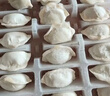 思念槐花雞蛋紙皮蒸煎餃120g*3袋共18只 早餐食品生鮮速食餃子分享裝 曬單實(shí)拍圖