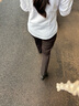 汐蔓嬌職業(yè)裝女套裝春秋款西裝外套女加肥加大碼胖女人面試正裝商務工裝 黑色西裝+褲子+襯衫 9XL 碼（重190-200） 曬單實拍圖