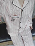 維多利亞的秘密（Victoria's Secret）田曦薇同款 宅度假水光綢家居服絲滑涼感長(cháng)袖長(cháng)褲睡衣套裝 曬單實(shí)拍圖