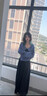 JIOESC秋季設(shè)計(jì)感小眾chic韓系套裝女2025新款高級(jí)感早秋氣質(zhì)穿搭一整套 上衣+褲子 S （80-100斤） 曬單實(shí)拍圖