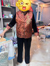 梵花秀（fanhuaxiu）新中式媽媽秋裝金絲絨套裝端莊大氣中老年人女春秋季坎肩國風(fēng)馬甲 紅色 高貴三件套 2XL 建議穿105-120斤 曬單實(shí)拍圖
