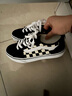 VANS范斯官方 黑白棋盤(pán)格女鞋板鞋運動(dòng)鞋 黑白棋盤(pán)格 36  曬單實(shí)拍圖