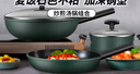 九陽（Joyoung）麥飯石色不粘鍋具套裝炒鍋煎鍋湯奶鍋電磁爐燃?xì)庠钔ㄓ萌?曬單實拍圖