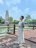 G.DUCKKIDS小黃鴨童裝漢服男童套裝夏季中國風(fēng)唐裝兒童短袖男孩衣服夏裝禮服 綠色 160 尺碼13~14歲【150-160cm】 曬單實拍圖