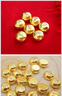 領(lǐng)豐金黃金豆豆AU9999足金實心真金豆子收藏節(jié)日禮物送女友七夕節(jié)小金豆 金豆1g 曬單實拍圖