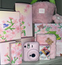 INSTAX富士instax立拍立得 一次成像相機 mini12精美禮盒 櫻花寶貝 含10張fafa花邊相紙 曬單實(shí)拍圖