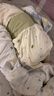 婧麒（JOYNCLEON）新生嬰兒衣服純棉秋款初生男女寶寶春秋睡衣分體打底內衣套裝 蒲公英綠色+蒲公英咖色 80 cm 曬單實(shí)拍圖