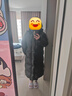 鴨鴨（YAYA）王一博黑標鵝系列鵝絨羽絨服男女冬季新款過(guò)膝長(cháng)款極寒加厚外套 黑色 M /170【鵝絨充340克】 曬單實(shí)拍圖