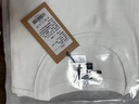 點(diǎn)悟美式重磅螺紋長(cháng)袖t恤男2025秋季薄款純色修身圓領(lǐng)打底衫內搭上衣 白色 L 130-142 曬單實(shí)拍圖