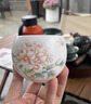羊脂玉主人杯單杯女士高顏值德化白瓷牡丹功夫茶杯陶瓷品茗杯套裝 羊脂玉瓷-不倒杯-洛陽(yáng)紅 曬單實(shí)拍圖