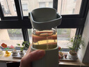 北鼎（Buydeem）茶水分離玻璃水杯高顏值車載便攜隨手杯辦公室泡茶杯淺衫綠470ml 曬單實拍圖