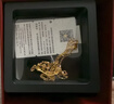 周六福足金999玫瑰黃金項鏈女生日禮物計價(jià)A0611679 約3.34g 40+5cm  曬單實(shí)拍圖