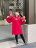 G.DUCKKIDS小黃鴨漢服女童連衣裙秋冬季中國風(fēng)兒童拜年服唐裝女孩旗袍新年裝 圖片色 150 尺碼11~12歲【140-150cm】 曬單實拍圖