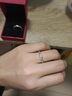 DRAGBOLL鉆戒女情侶對戒小眾活口純銀戒指情侶款結婚婚戒送女友生日禮物 【對戒】女戒閉口+男戒活口 曬單實(shí)拍圖