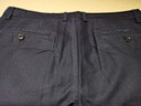 雅戈爾（YOUNGOR）休閑褲男褲子男士秋冬季青年男休閑褲棉彈力褲 藏青 35 175/86A 曬單實(shí)拍圖