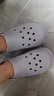 斯凱奇（Skechers）洞洞鞋女士秋季涼拖鞋泡泡鞋厚底增高外穿沙灘鞋踩屎感 曬單實(shí)拍圖