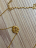 中國黃金（CHINA GOLD）黃金手鏈莫比烏斯金手鏈女士足金送媽媽老婆女友生日情人節禮物 莫比烏斯雙層手鏈+摯愛(ài)玫瑰禮盒 曬單實(shí)拍圖