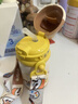 babycare兒童保溫杯嬰兒小松鼠寶寶1-3歲不銹鋼吸管水杯壺學生上學450ml 曬單實拍圖