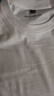 JEANSWEST LIFE真維斯長(cháng)袖t恤男潮春秋純棉白色打底衫學(xué)生寬松圓領(lǐng)純色內搭上衣 曬單實(shí)拍圖
