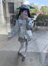 棉致夾棉可愛(ài)貓咪撞色連帽外套女秋冬季新款棒球服夾克棉服棉衣棉襖 3205灰色【加絨高品質(zhì)】 L 100-120斤 曬單實(shí)拍圖