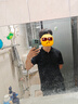 京東京造【100系列云感速干】運動(dòng)短袖Polo衫男跑步健身戶(hù)外夏季 黑色2.0  曬單實(shí)拍圖
