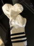 阿迪達斯 （adidas）男女 配件系列 3S C SPW CRW 3P 運動(dòng)襪 HT3458 S碼 曬單實(shí)拍圖